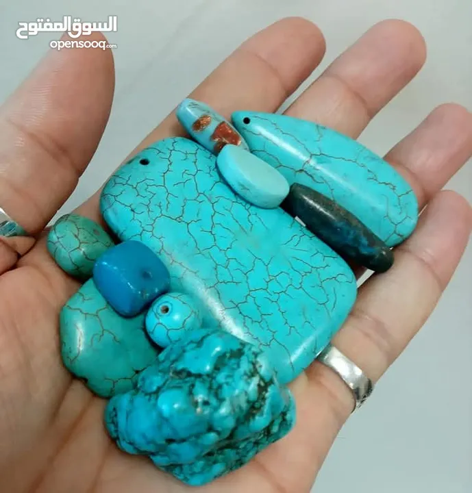 خواتم فضه مطعمه بالحجر الكريم