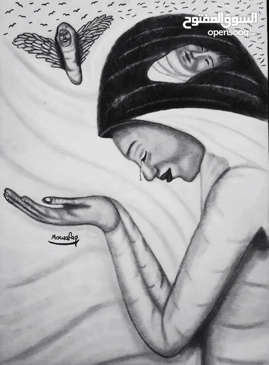 لوحات سريالية اصلية بأحجام كبيرة