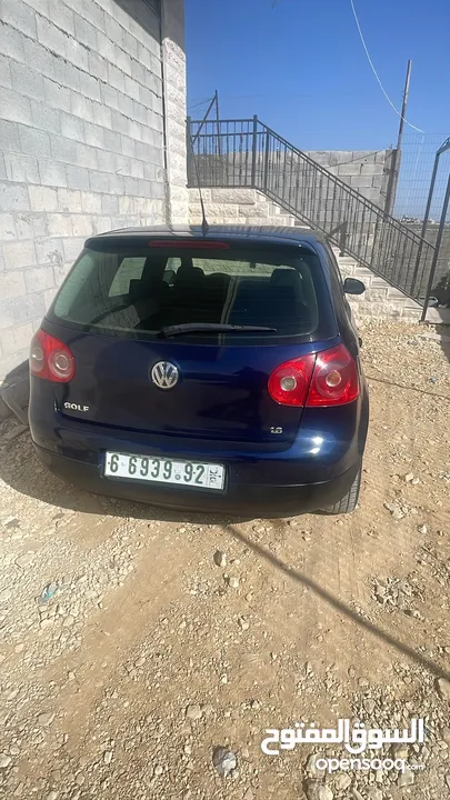جولف Mk5موديل مديل 2006 سياره ماشاء الله مطور جديد مستورد داخل رخصه دهان جديد ترخيص لآخر شهر 3