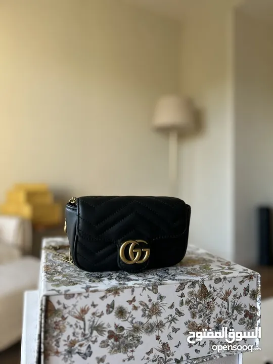 Gucci’s best bag and best quality black color and cross body always ( recommended )