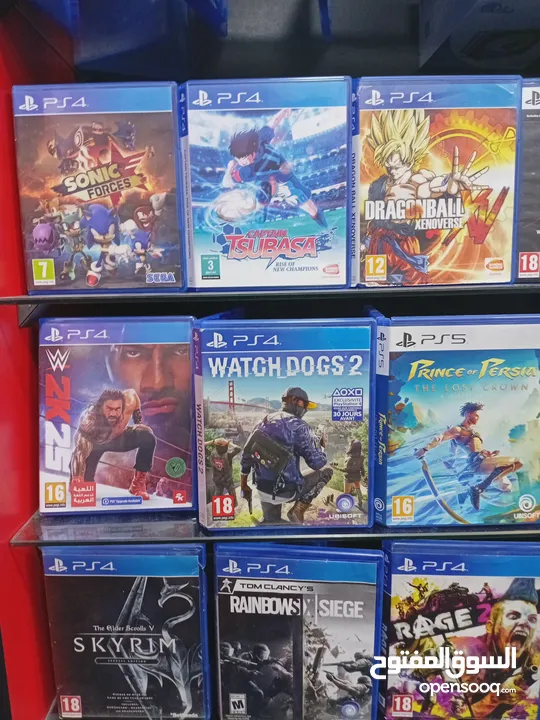 سيديات بلايستيشن فور  و فايف PS4 &PS5 CD.S