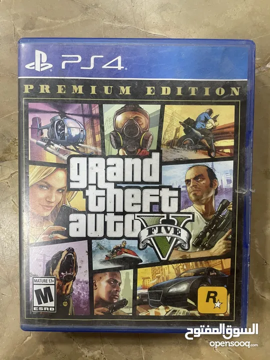 سي دي ps4 gta وغيرو