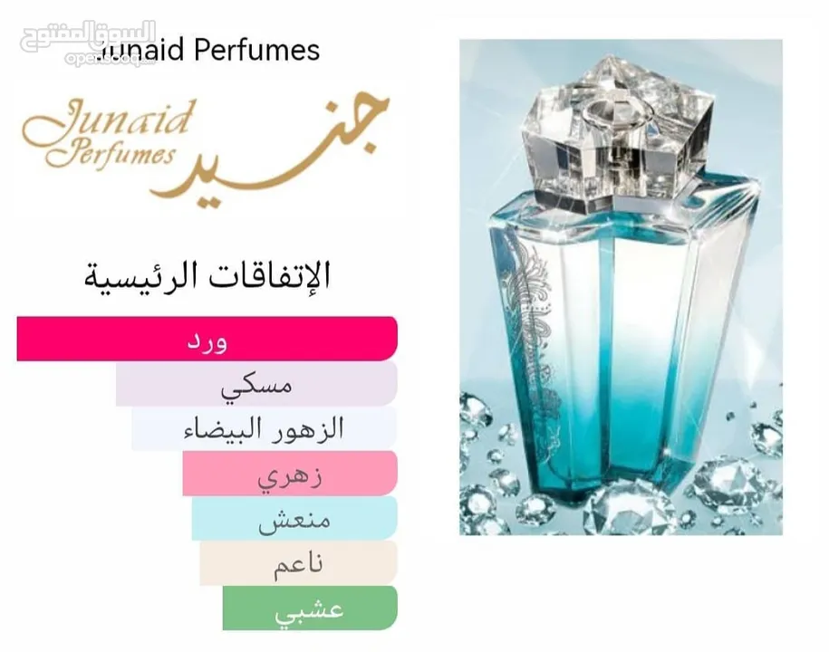 عطر سوليتير سيد جنيد عطر نسائي مسكي زهور فقط 5ريال