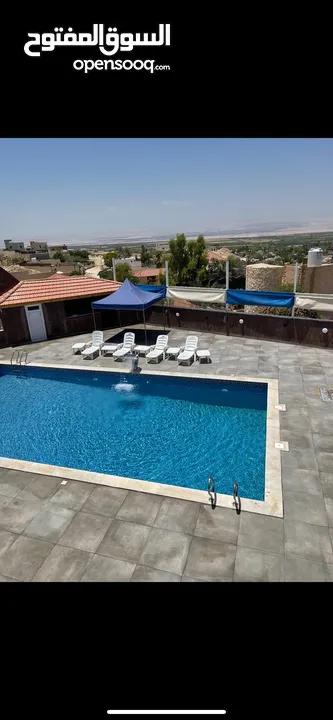 شاليه ومزرعة للبيع في أجمل وأهدى مناطق البحر الميت الغور جوفة الكفرين