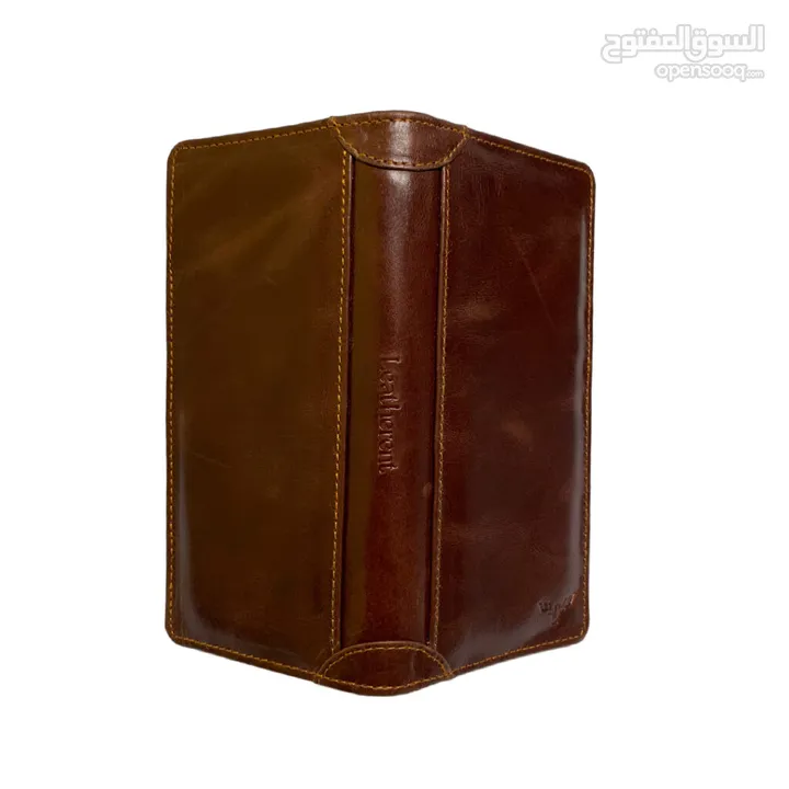 Companion Long Bi-Fold Leather Wallet and Card Holder - Slim Fit Pocket Size
