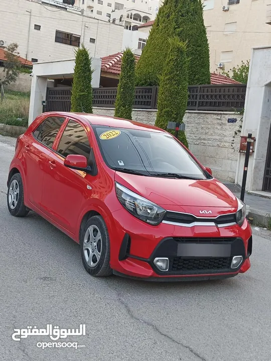 كيا مورنينج موديل 2022 فحص كامل جمرك حديث لون احمر ماتور cc1000