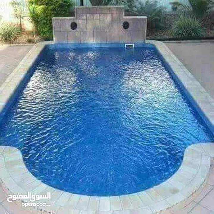 تنسيق الحدائق  نجيل بناء شلال نافورة باربكيو