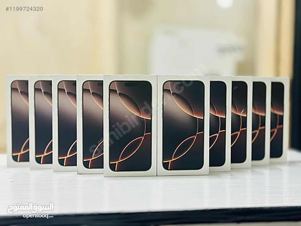 iPhone 16 pro  جديد كفالة الوكيل الرسمي في الأردن (128GB/256GB)