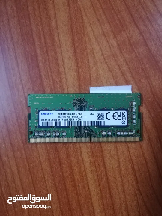 رامات لابتوب سامسونج أصلي SAMSUNG DDR4 8GB X2