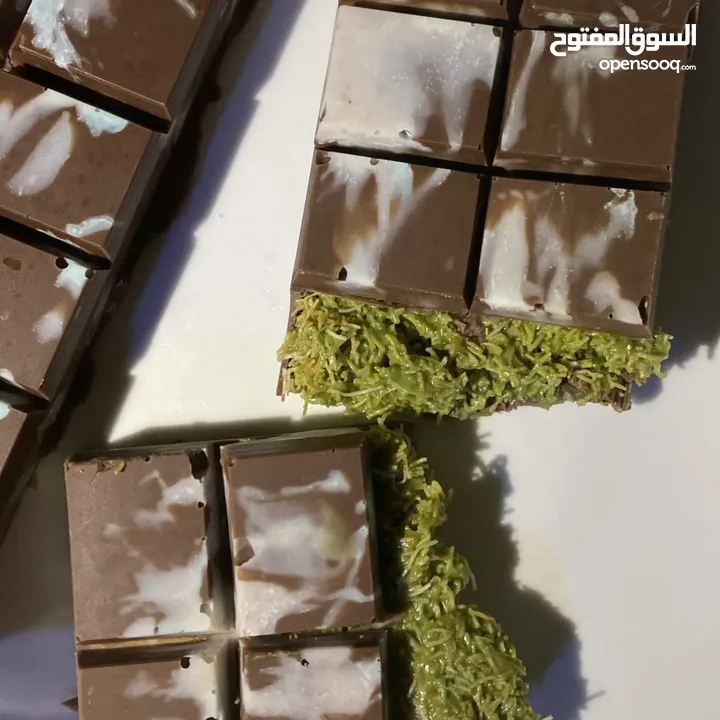 شوكولاته دبي ترند بالستاشيو بالكنافة الاصليه