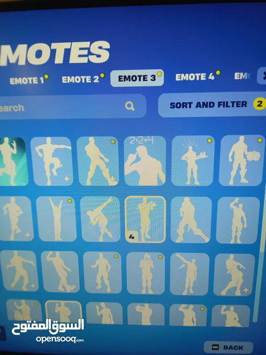 حساب فورت نايت سيزون 3 ونوادر مميزة