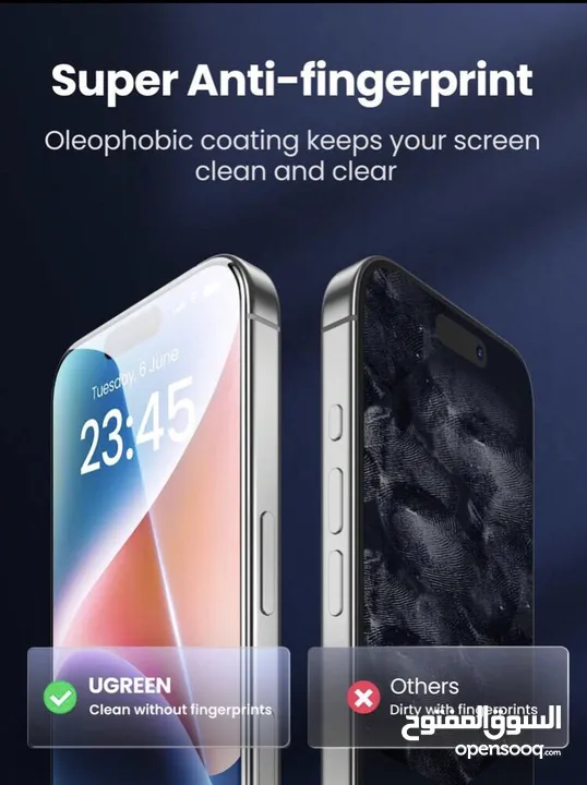 iPhone 15 PRO MAX/PLUS واقي الشاشة من UGREEN