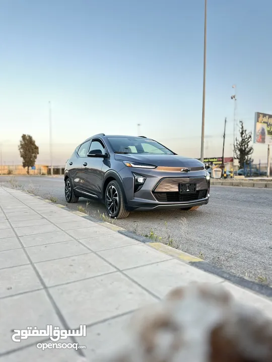 CHEVROLET BOLT EVU 2023 فحص كامل كرت ابيض فل كامل للبيع بسعر مغري.