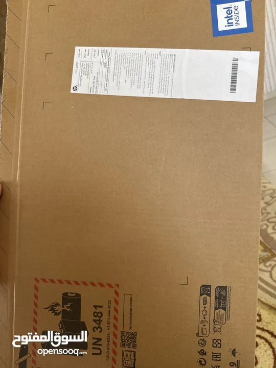 جهاز لابتوب hp كرتونه مستخدم فترة قصيرة