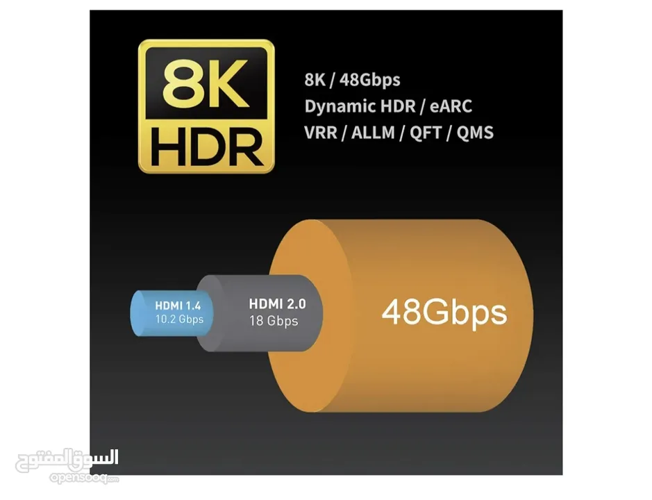كيبل hdmi 2,1