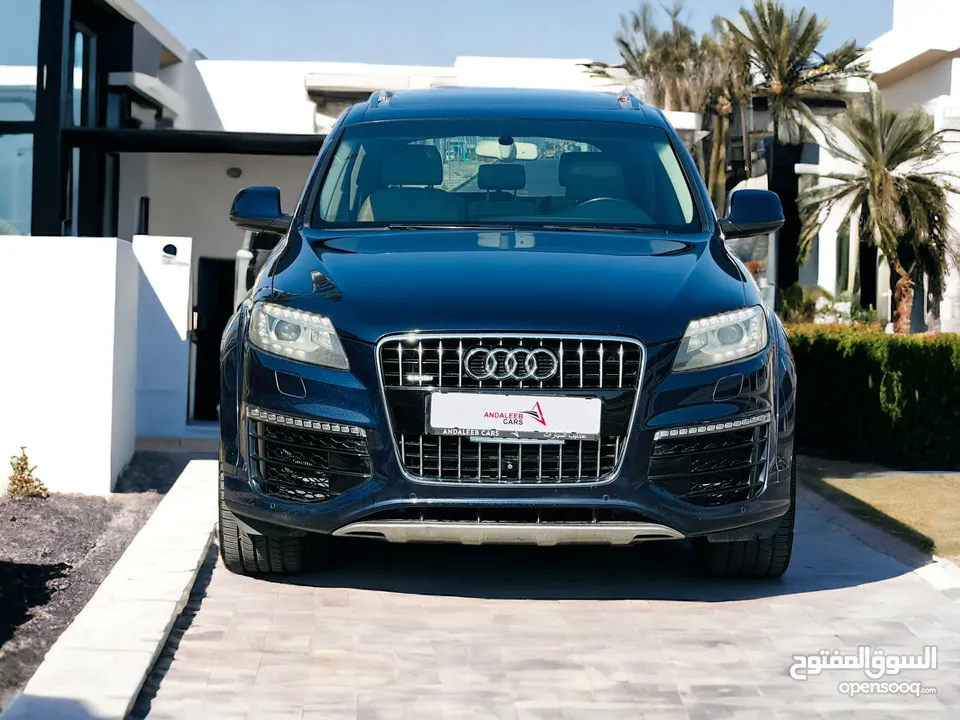 AED 10,50 PM  AUDI Q7  S-LINE 3.0  SUPERCHARGED FULL OPTION  GCC  0% DOWNPAYMENT