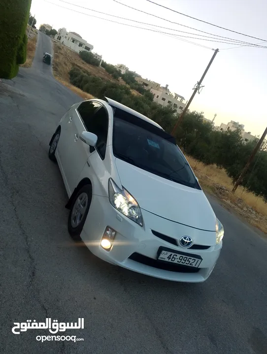 بريوس2011 اروبي كرت ابيض وكاله