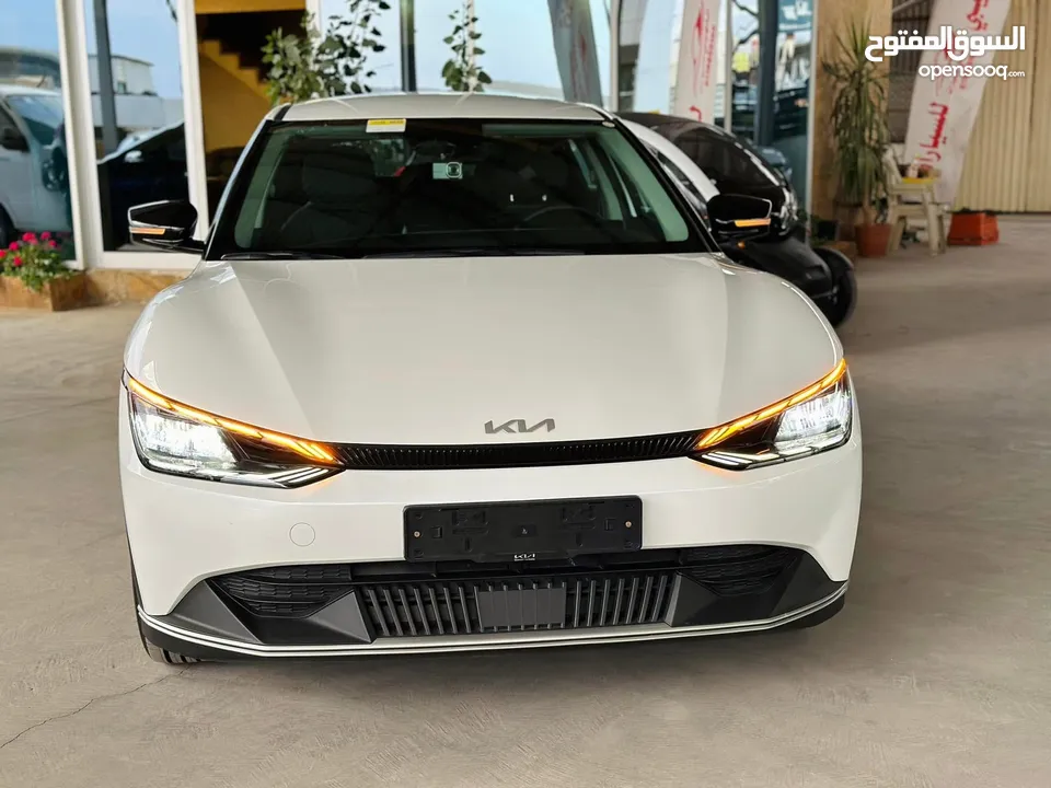كيا EV6 وارد كوريا 2022 فحص كامل كرت ابيض ممشى 70 الف KM استخدام شخصي