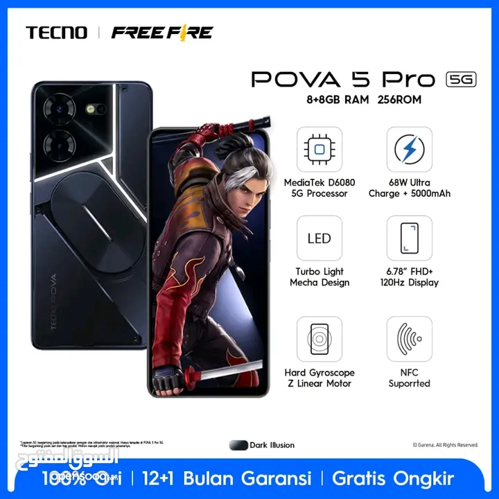 Tecno Pova 5 pro 5G