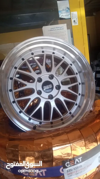 جنط BBS خمس براغي ابعيد