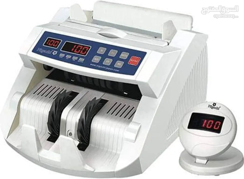 آلة عد العملات Nigachi NC-600 UV/MG مزودة بأجهزة استشعار للأشعة فوق البنفسجية والمغناطيسية
