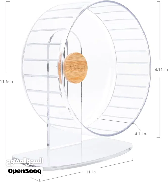 Hamster wheel and water bottle
