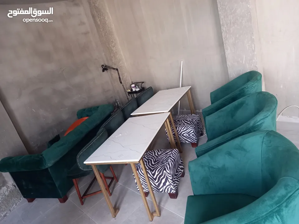 اثاث صالون سيدات للبيع - استعمال اقل من 8 اشهر