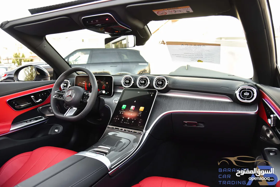 مرسيدس سي ال اي كشف نايت بكج مايلدهايبرد موديل2024 Mercedes CLE200 Convertible AMG Kit Night Package