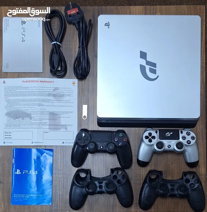 ‎ للبيع بلايستيشن 4 سليم معدددددل اصدار 9 ‎جهاز  Limited edition