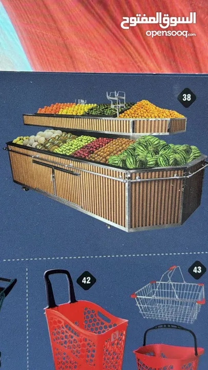 Fruits and vegetables Stands