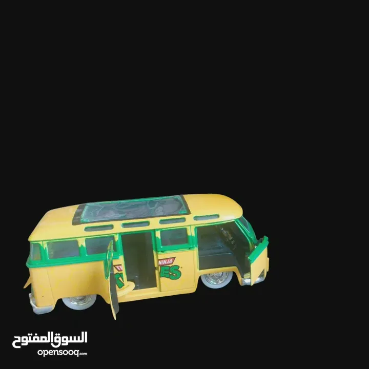 Jada 1962 Volkswagen Bus Nickelodeon مجسم ،مجسمات ،سيارات ،