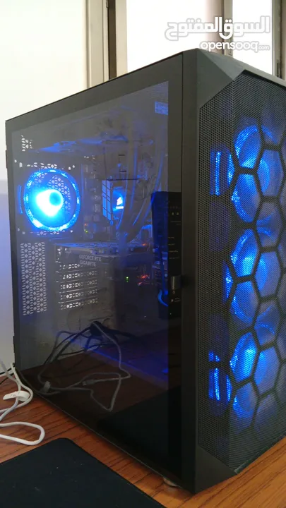 كمبيوتر جيمنغ وحش بلاداء مع rtx 3050 وتبريد مائي مغلق