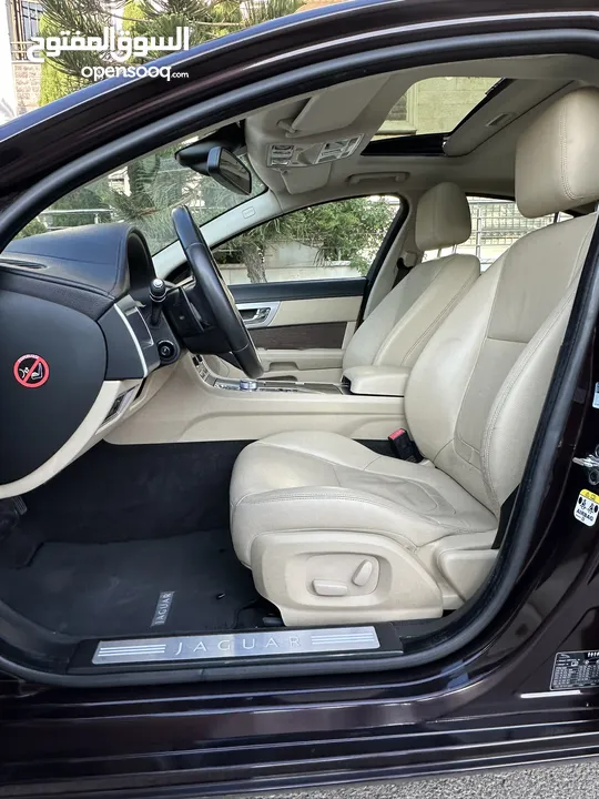 JAGUAR XF 2013 Full loaded (مخزنة) وارد الوكالة وصيانة الوكالة قاطعة مسافة 40 الف كم
