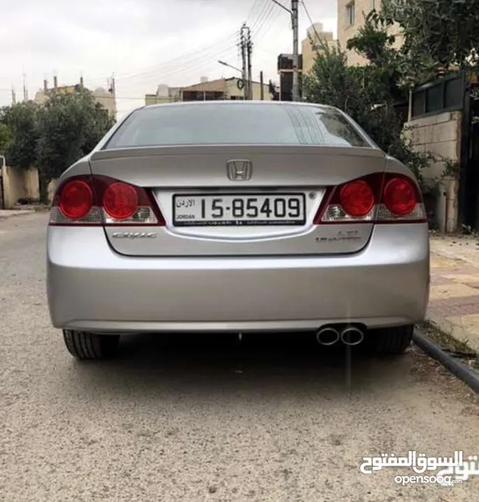 هوندا سيفيك 2008 كرت ابيض الفحص مرفق