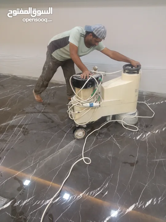 marble polishing work