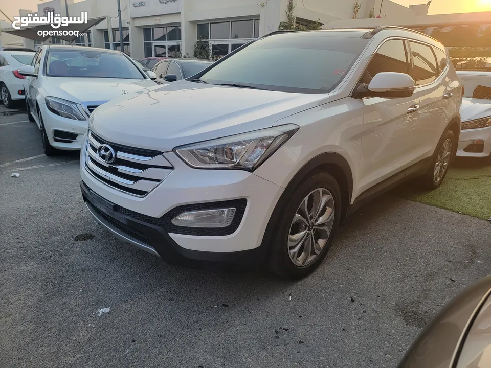 2015 santafe panoramic roof 4 wheel drive 7 seater