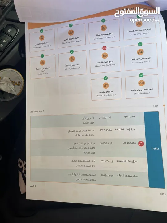 كيا نيرو وأرد كوريا عداد قليل 87km فحص كامل دهان الوكاله بالكامل