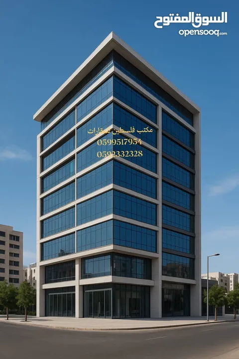 فرصة استثمارية في نابلس ارض_للبيع منطقة المساكن الشعبية كوشان مستقل تصلح لبناء عمارة سكنية أو تجارية