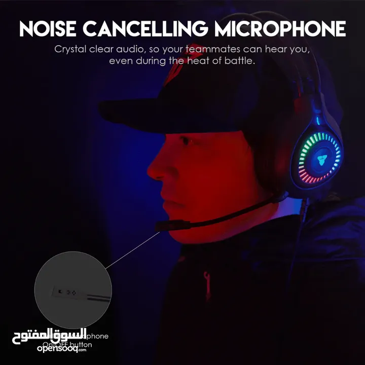 سماعة الألعاب Fantech Orbit HG25 7.1 ذات الصوت المحيطي الافتراضي