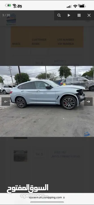 بي ام دبليو x4 2022 M40i