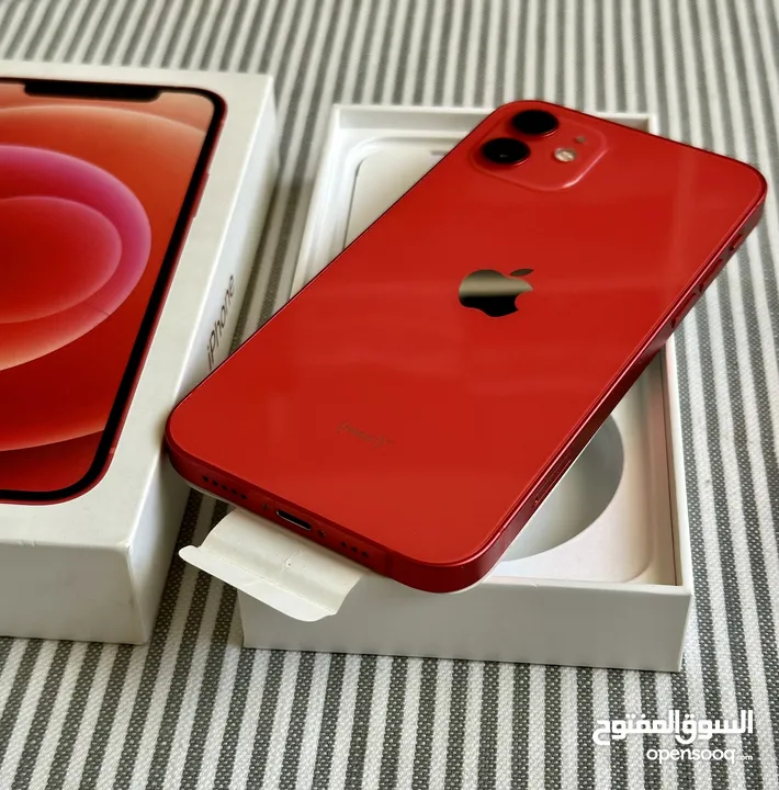 Iphone 12 red 256GB used like new