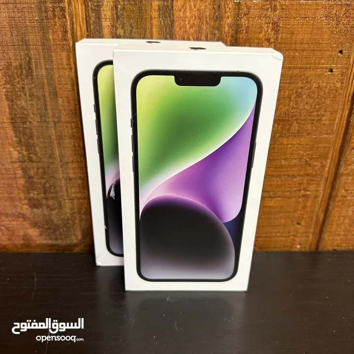 iPhone. 14 plus. 128GB . A/AA . جديد كفالة الشرق الاوسط