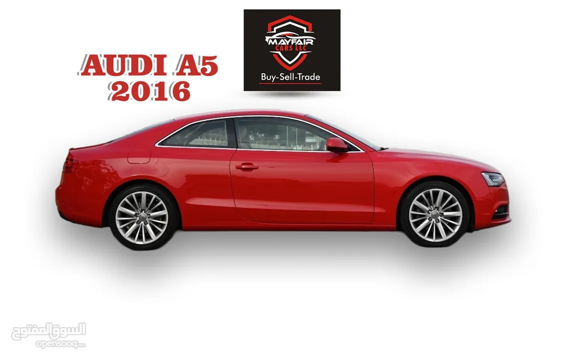 0% DP - FSH - AUDI A5 COUPE 4WD- GCC SPECS - FIRST OWNER