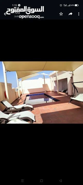 Luxury flat 2 bedroom+maidsroom for rent in Ghala with swimming pool, Gym and WiFi free