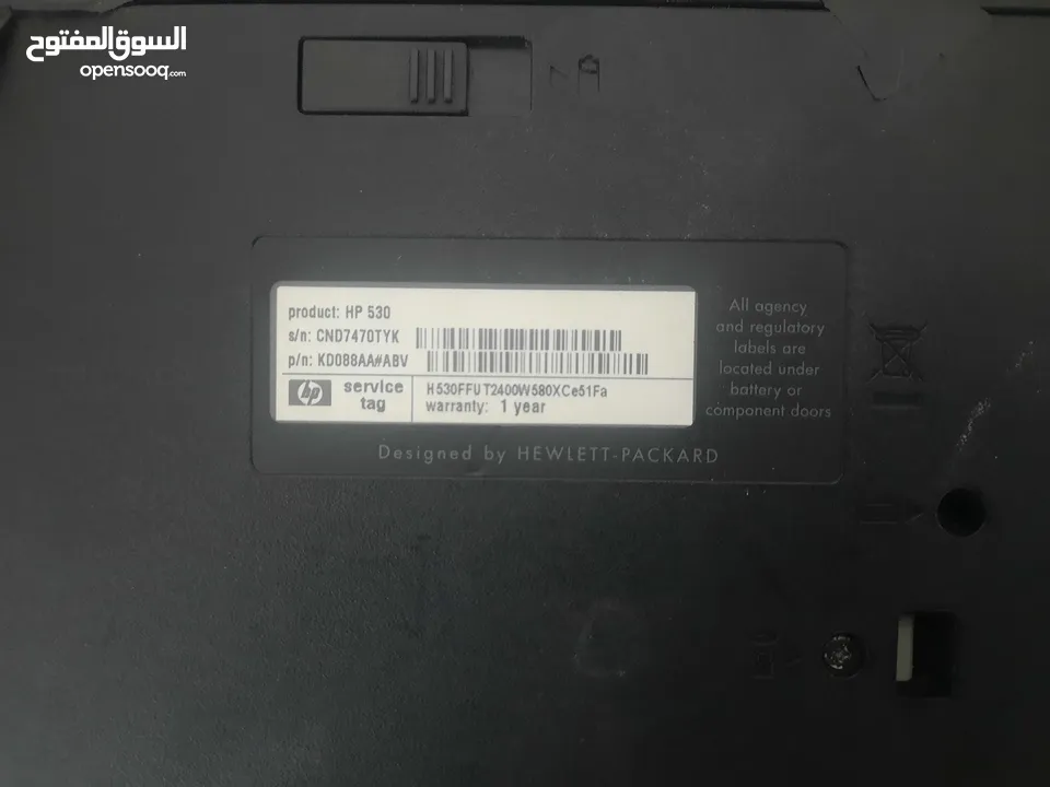 لاب توب hp قديم شغال 100% عليه ويندوز 7 للبيع بسعر مغري