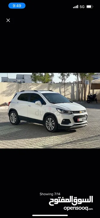 Chevorlet trax 2020 للبيع