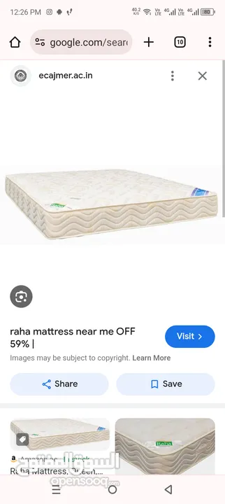 15kd king size bedframe with matress