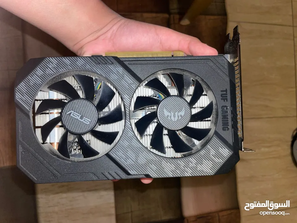 كرت شاشه مع كرتونه Asus 1650 super
