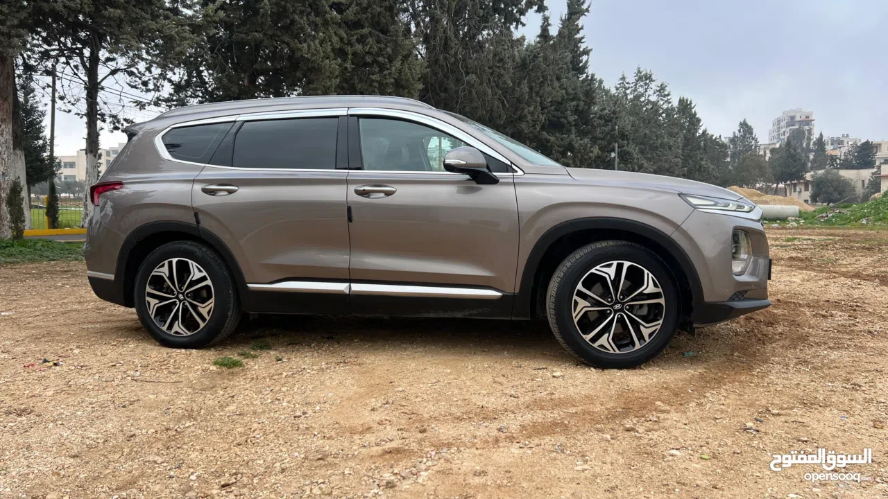 هونداي سنتافي موديل 2019 ترخيص 2018 دفع رباعي 4*4 اضافات مميزة جداً بدون فتحة