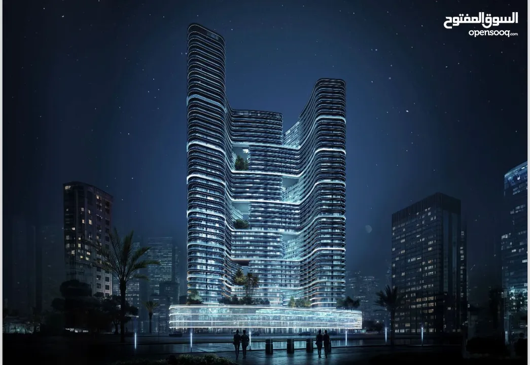 استوديو فاخر بتشطيبات عالية الجودة في أكبر مبنى في العالم في قلب مدينة البرشاء بمقدم 20%